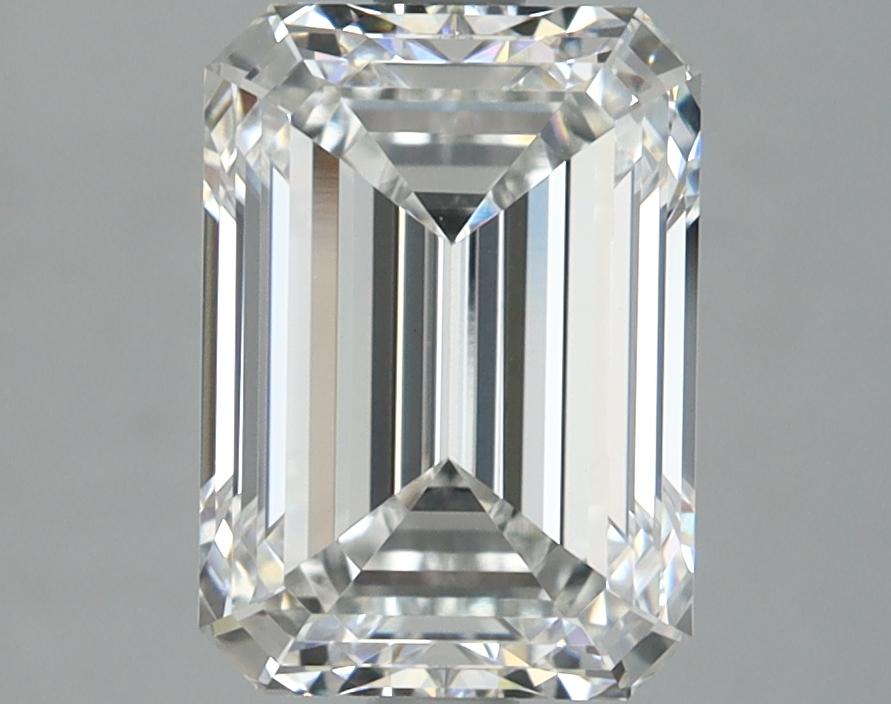2.98 Carat Emerald Shaped Ideal Cut VVS2 IGI Certified Lab Grown Diamond