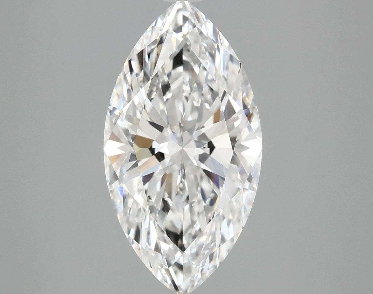3.02 Carat Marquise Shaped Excellent Cut VVS2 IGI Certified Lab Grown Diamond