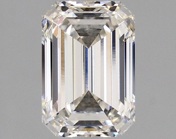 1.57 Carat Emerald Shaped Ideal Cut VVS1 IGI Certified Lab Grown Diamond