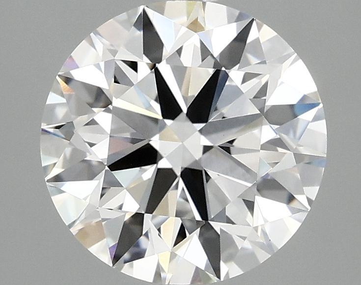 2.58 Carat Round Shaped Ideal Cut VVS2 IGI Certified Lab Grown Diamond