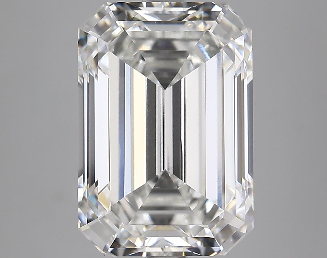 6.77 Carat Emerald Shaped Ideal Cut VVS2 IGI Certified Lab Grown Diamond
