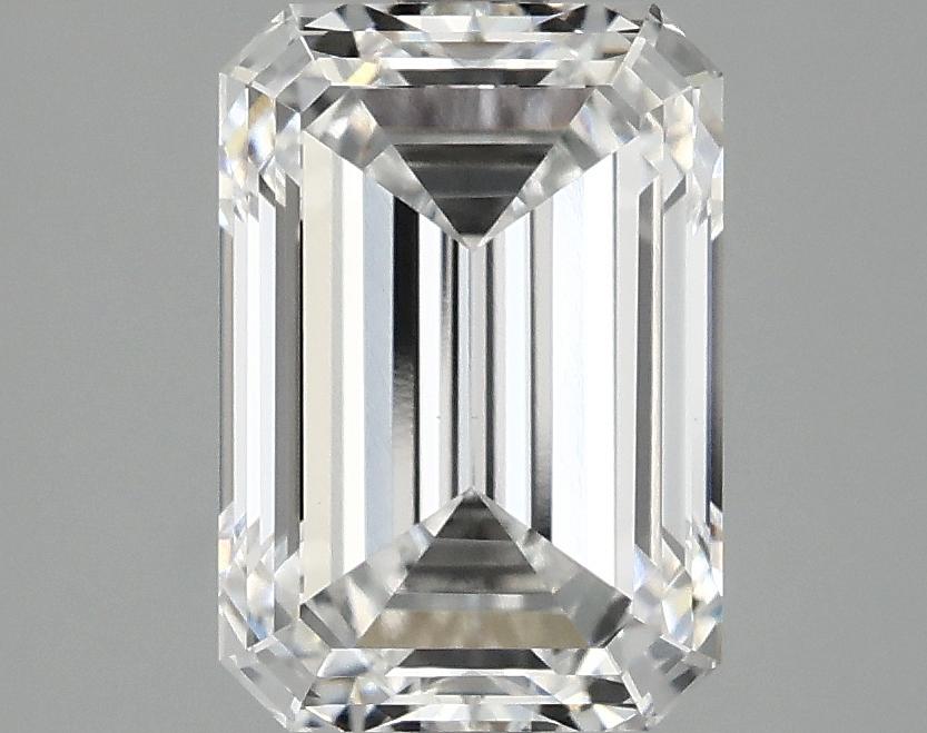 3.02 Carat Emerald Shaped Ideal Cut VVS2 IGI Certified Lab Grown Diamond