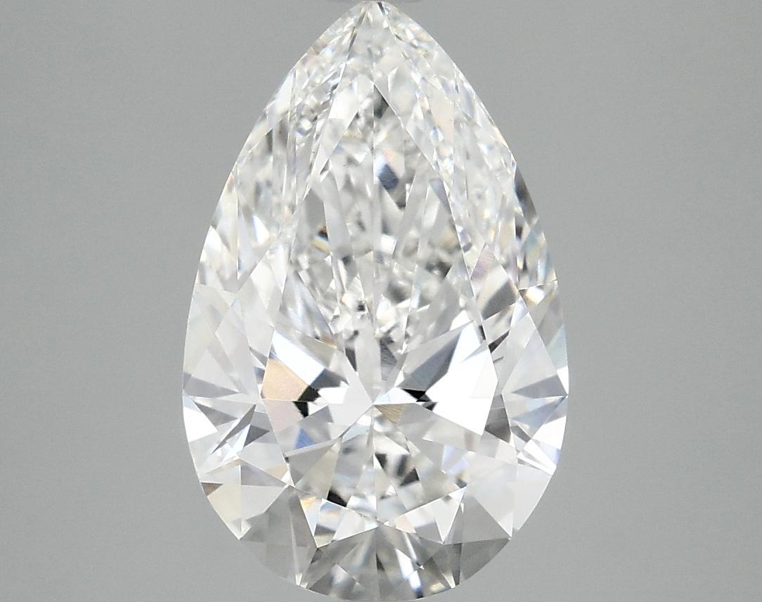3.06 Carat Pear Shaped Ideal Cut VVS2 IGI Certified Lab Grown Diamond