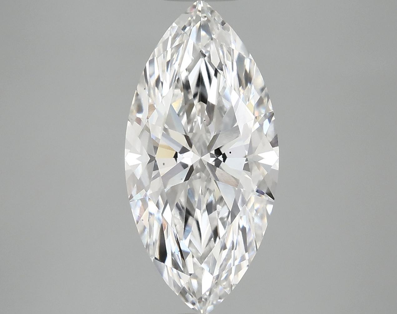 3.07 Carat Marquise Shaped Excellent Cut VS2 IGI Certified Lab Grown Diamond