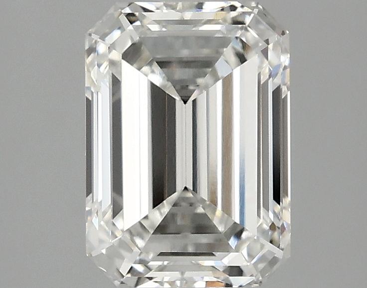 2.08 Carat Emerald Shaped Ideal Cut VVS2 IGI Certified Lab Grown Diamond