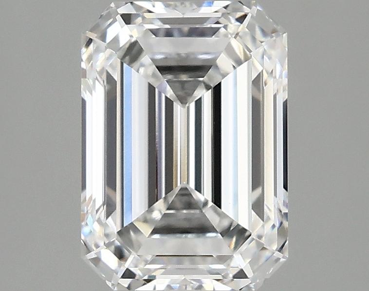 2.1 Carat Emerald Shaped Ideal Cut VVS2 IGI Certified Lab Grown Diamond