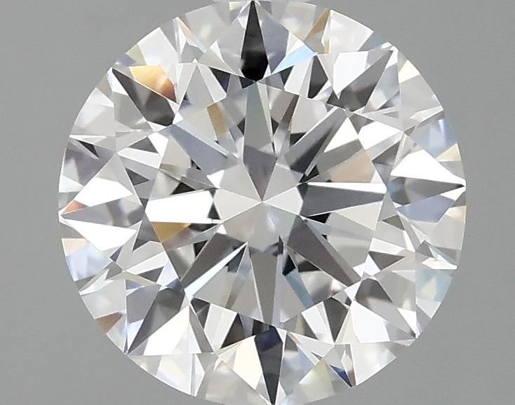 2.53 Carat Round Shaped Excellent Cut VVS2 IGI Certified Lab Grown Diamond
