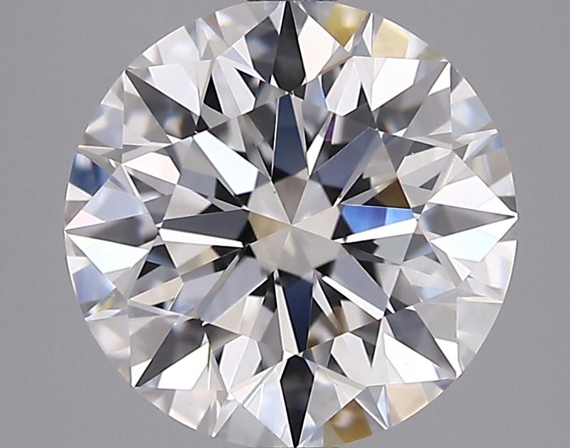 3.08 Carat Round Shaped Excellent Cut VVS2 IGI Certified Lab Grown Diamond
