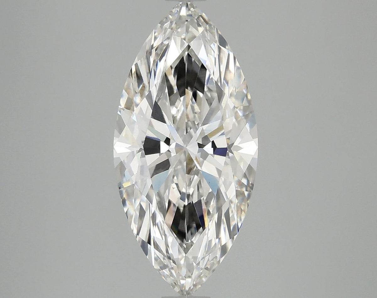 3.09 Carat Marquise Shaped Excellent Cut VVS2 IGI Certified Lab Grown Diamond