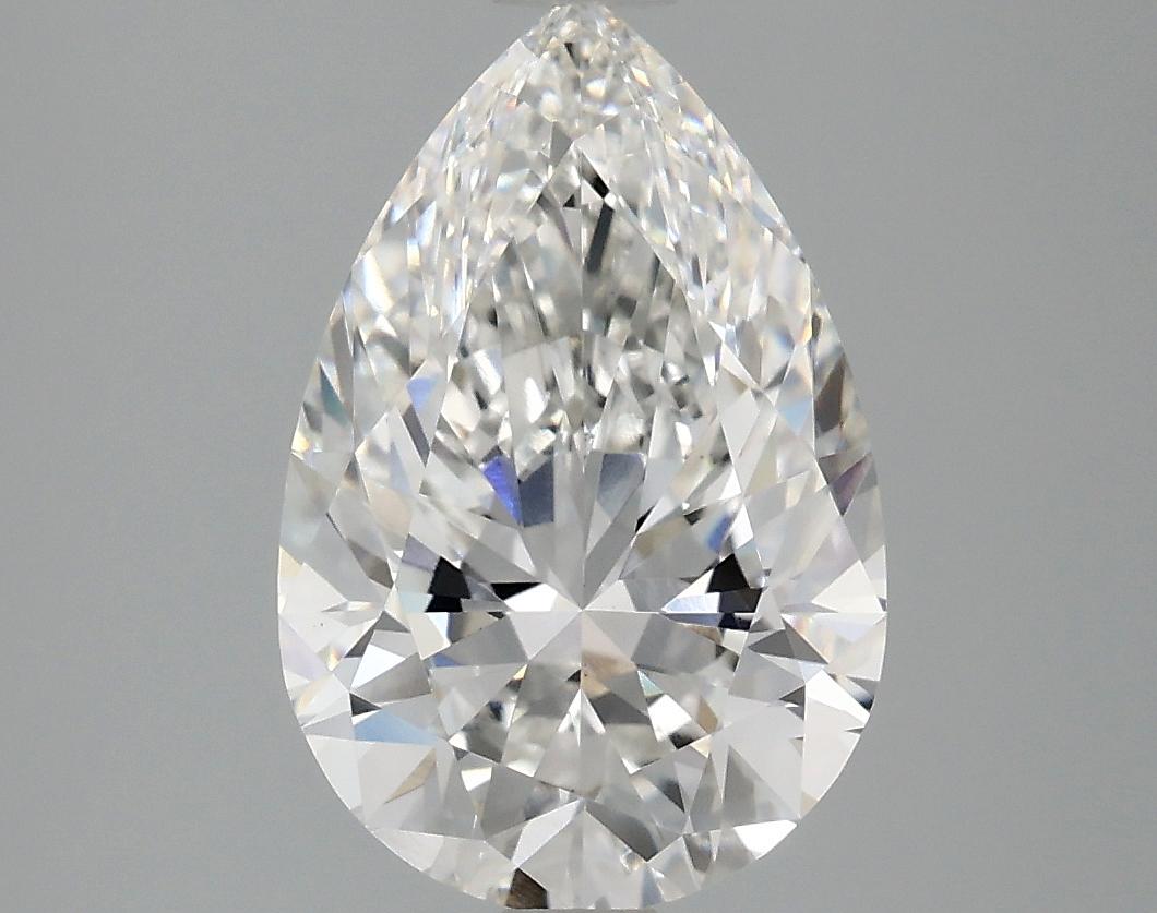 3.03 Carat Pear Shaped Excellent Cut VS1 IGI Certified Lab Grown Diamond