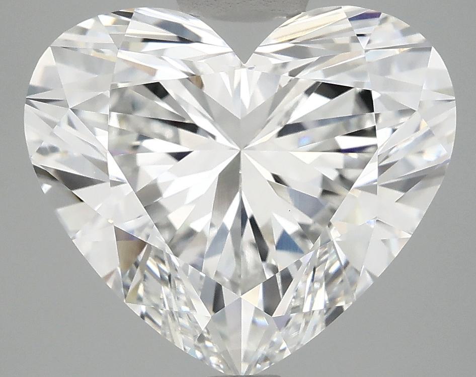 6.08 Carat Heart Shaped Ideal Cut VVS2 IGI Certified Lab Grown Diamond