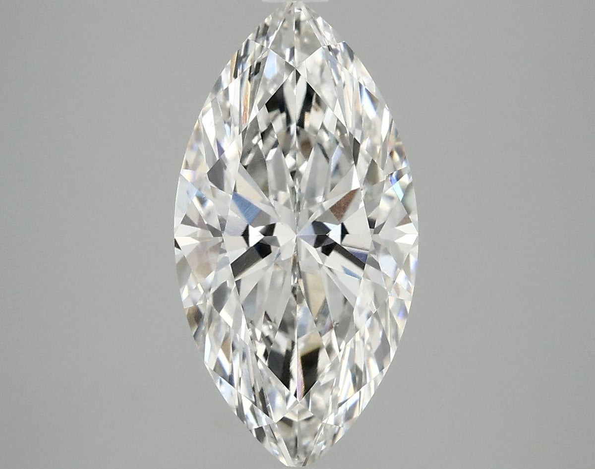 3.09 Carat Marquise Shaped Ideal Cut VVS2 IGI Certified Lab Grown Diamond