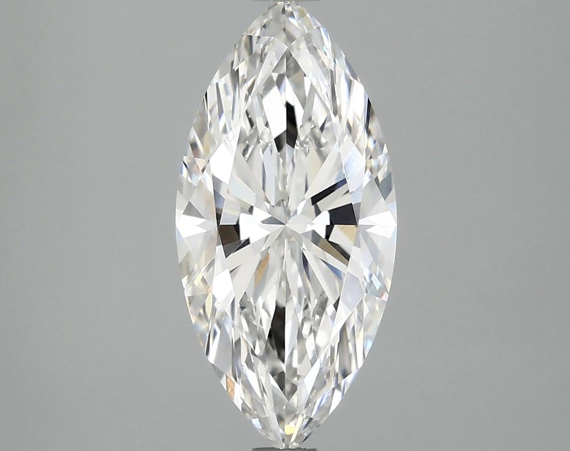 2.07 Carat Marquise Shaped Excellent Cut VVS2 IGI Certified Lab Grown Diamond