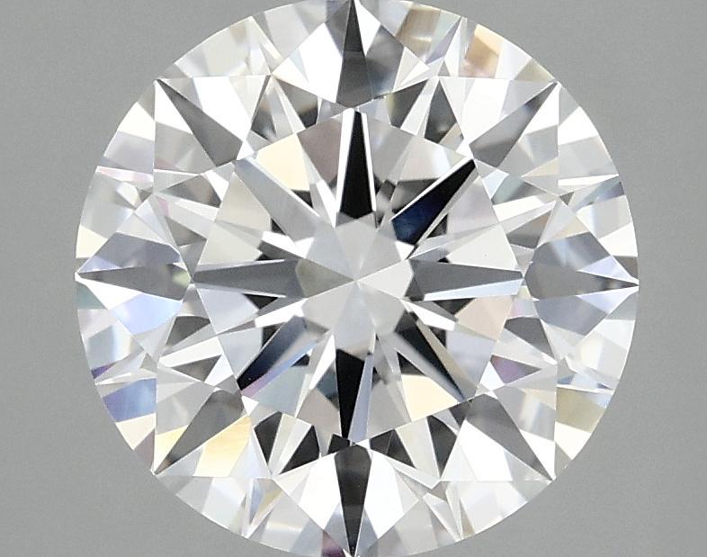 3.07 Carat Round Shaped Ideal Cut VVS2 IGI Certified Lab Grown Diamond