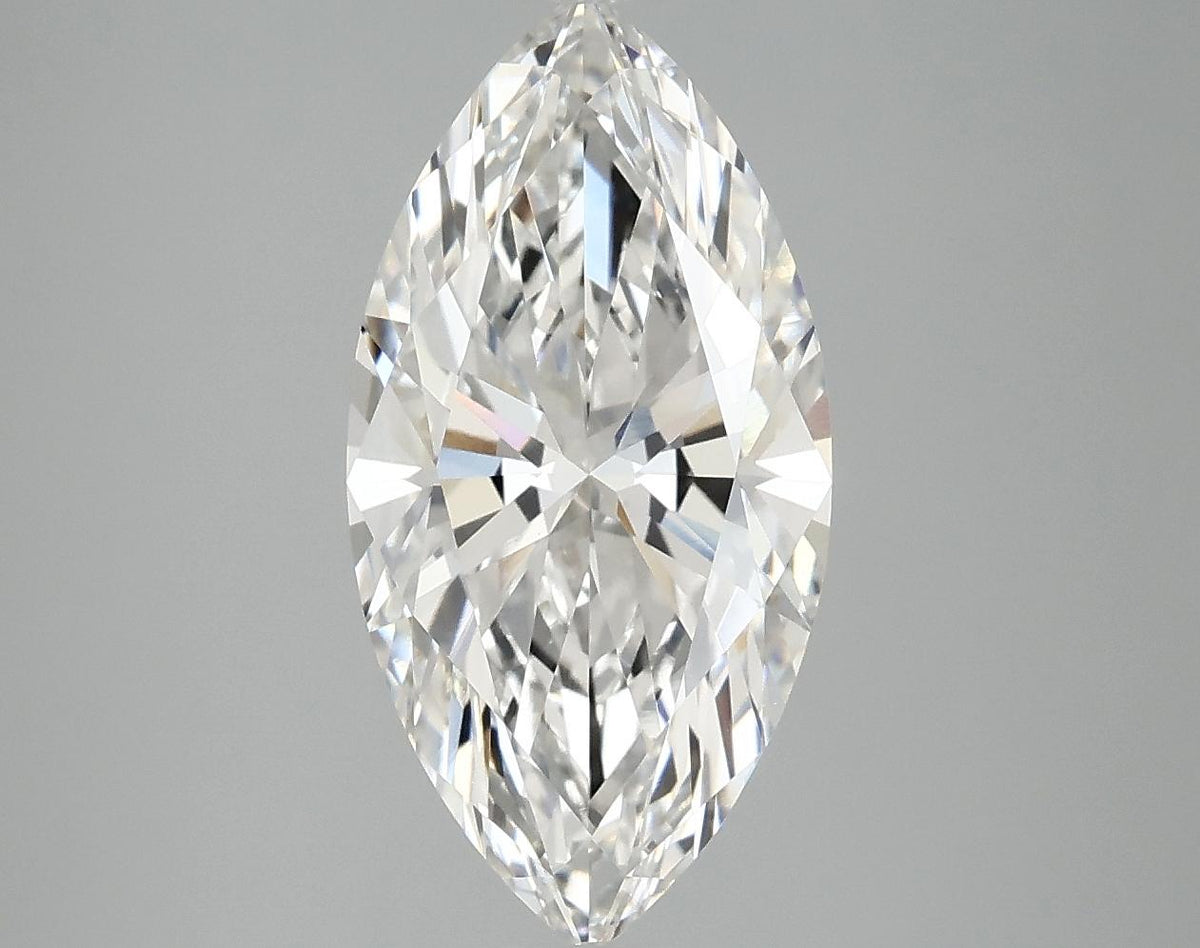 3.07 Carat Marquise Shaped Ideal Cut VVS2 IGI Certified Lab Grown Diamond
