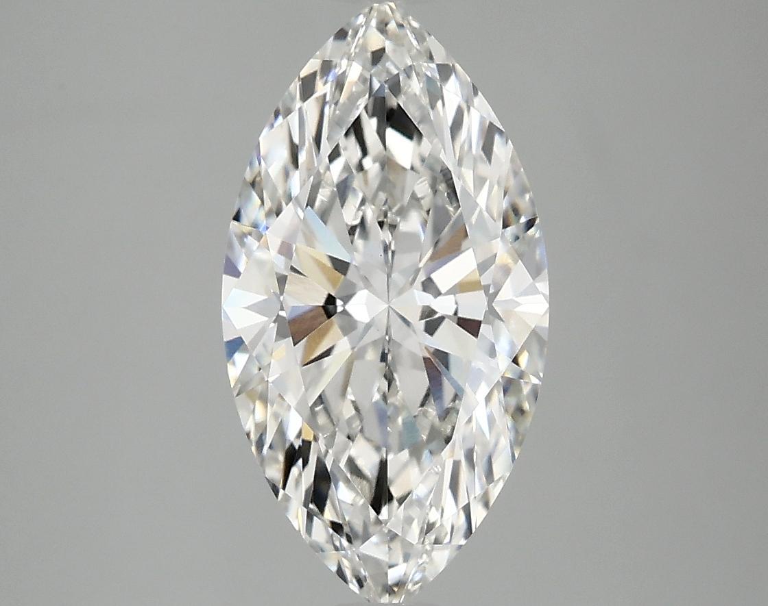 2.45 Carat Marquise Shaped Excellent Cut VVS2 IGI Certified Lab Grown Diamond