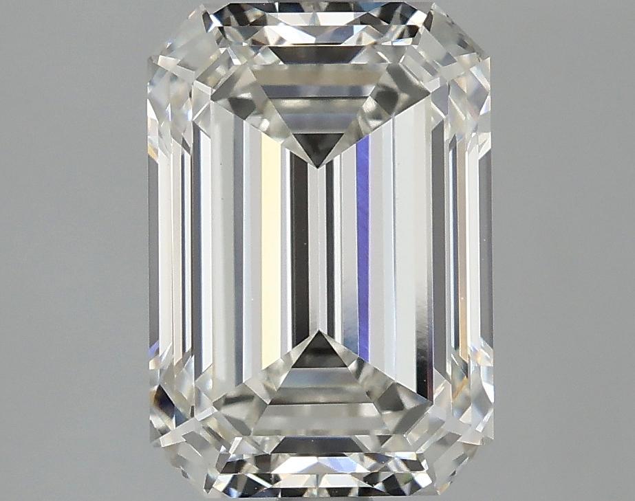 3.02 Carat Emerald Shaped Ideal Cut VVS2 IGI Certified Lab Grown Diamond