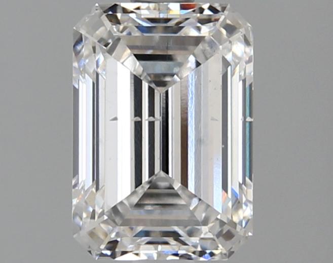 1.98 Carat Emerald Shaped Ideal Cut SI1 IGI Certified Lab Grown Diamond