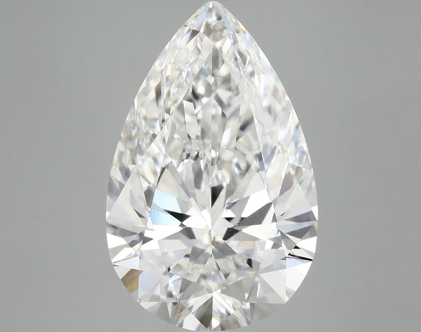 7.16 Carat Pear Shaped Ideal Cut VVS2 IGI Certified Lab Grown Diamond