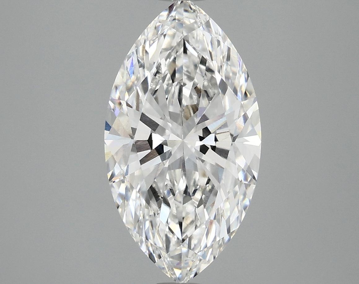 3.02 Carat Marquise Shaped Excellent Cut VVS2 IGI Certified Lab Grown Diamond