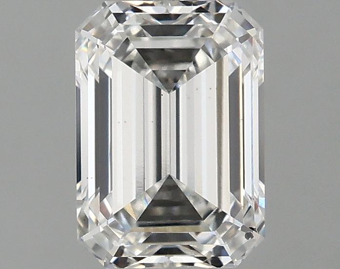 1.08 Carat Emerald Shaped Ideal Cut SI1 IGI Certified Lab Grown Diamond