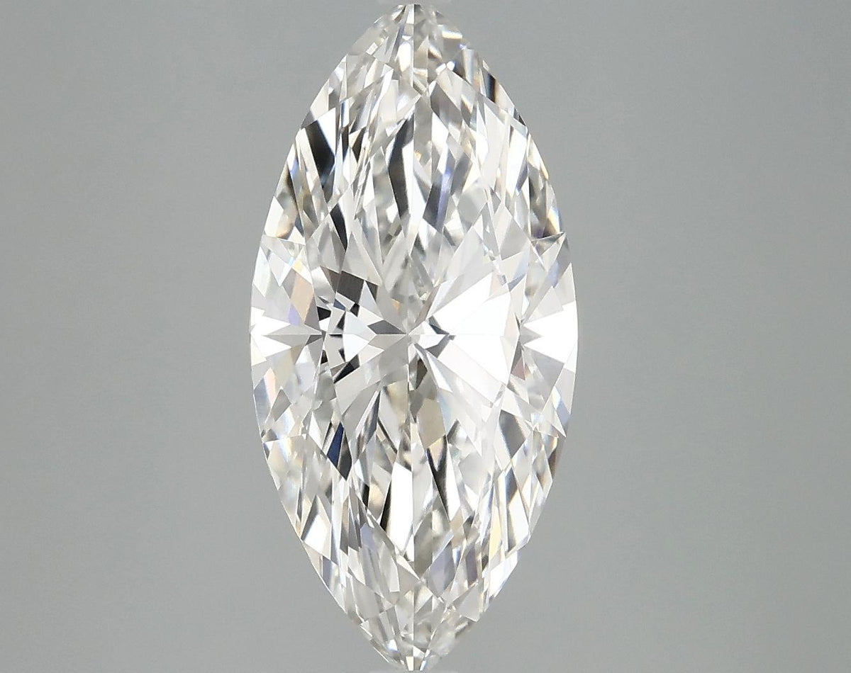 3.08 Carat Marquise Shaped Excellent Cut VVS2 IGI Certified Lab Grown Diamond