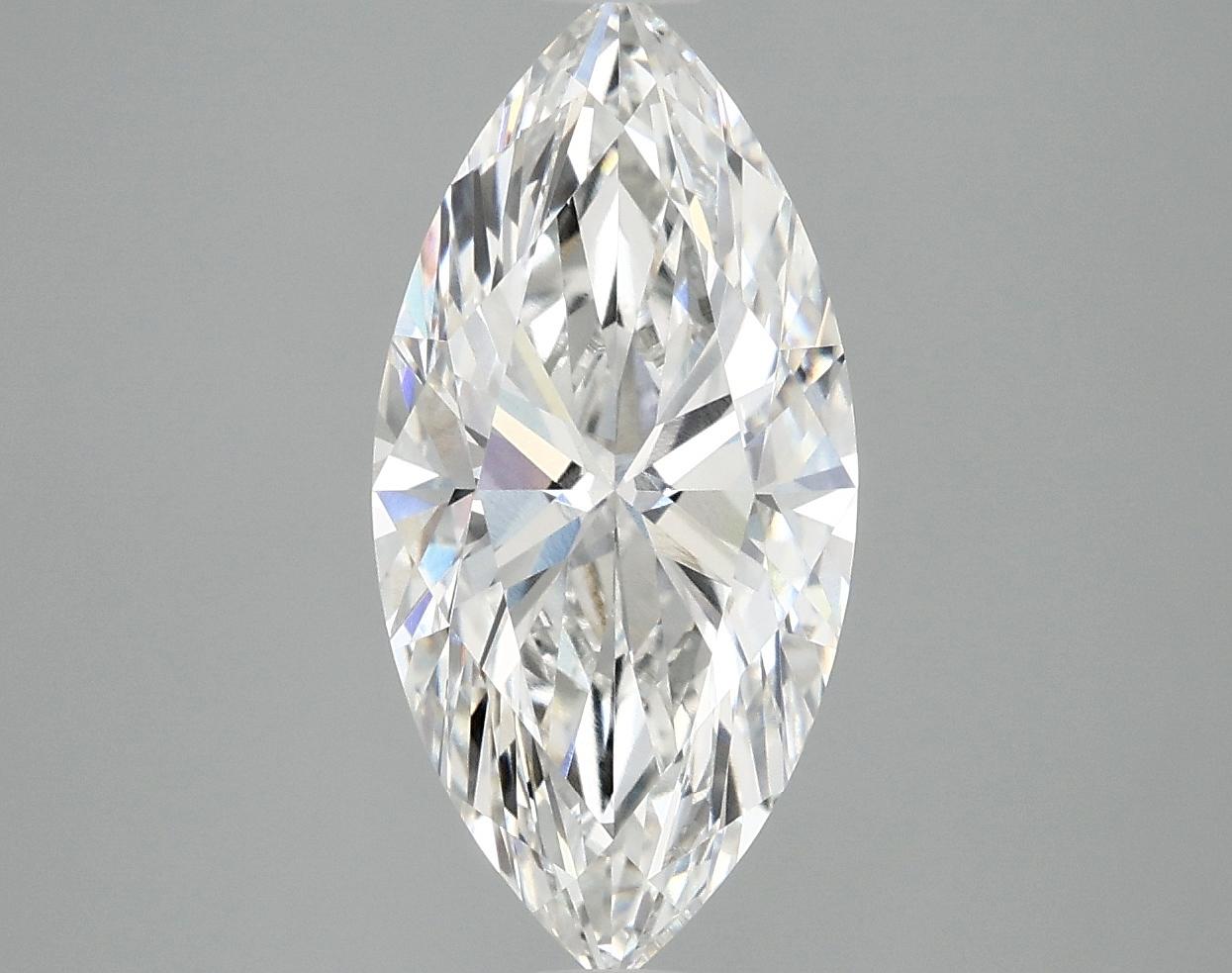 3.04 Carat Marquise Shaped Excellent Cut VVS2 IGI Certified Lab Grown Diamond