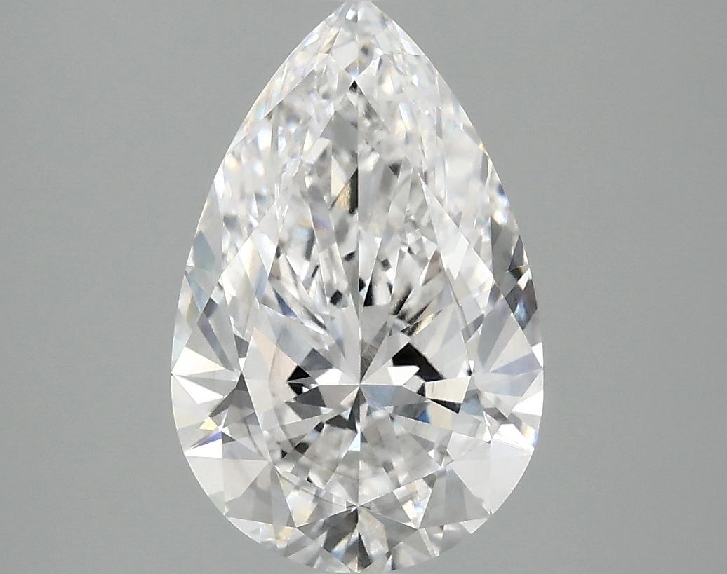 2.57 Carat Pear Shaped Ideal Cut SI1 IGI Certified Lab Grown Diamond