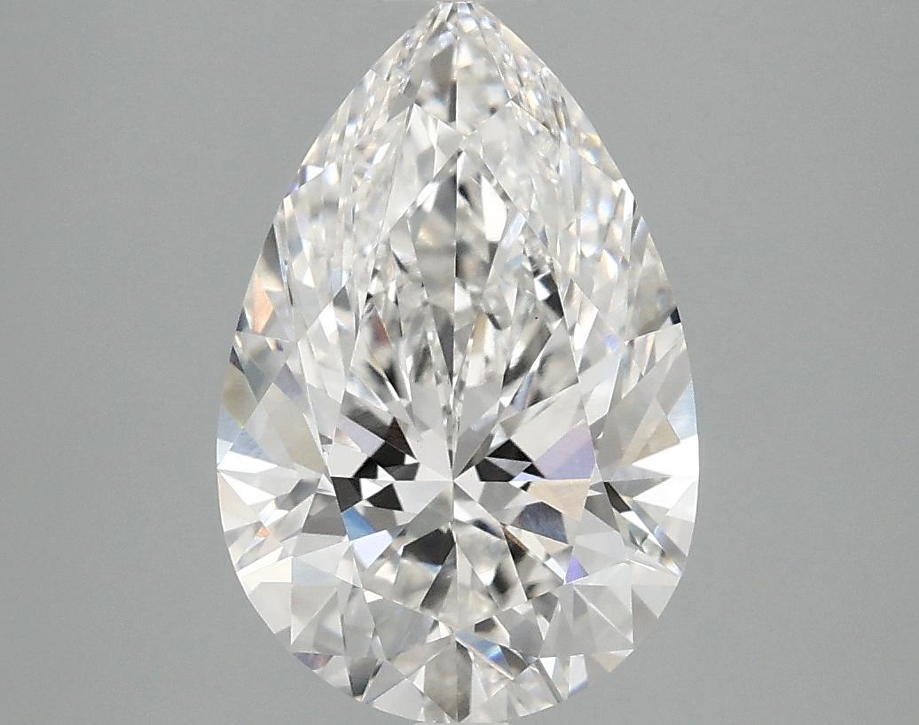 3.02 Carat Pear Shaped Excellent Cut VVS2 IGI Certified Lab Grown Diamond