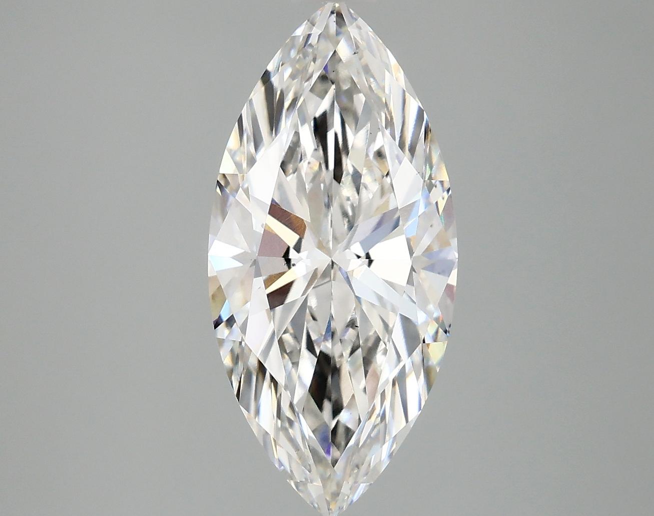 2.98 Carat Marquise Shaped Excellent Cut VS2 IGI Certified Lab Grown Diamond