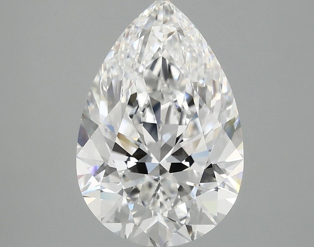3.03 Carat Pear Shaped Excellent Cut VVS2 IGI Certified Lab Grown Diamond