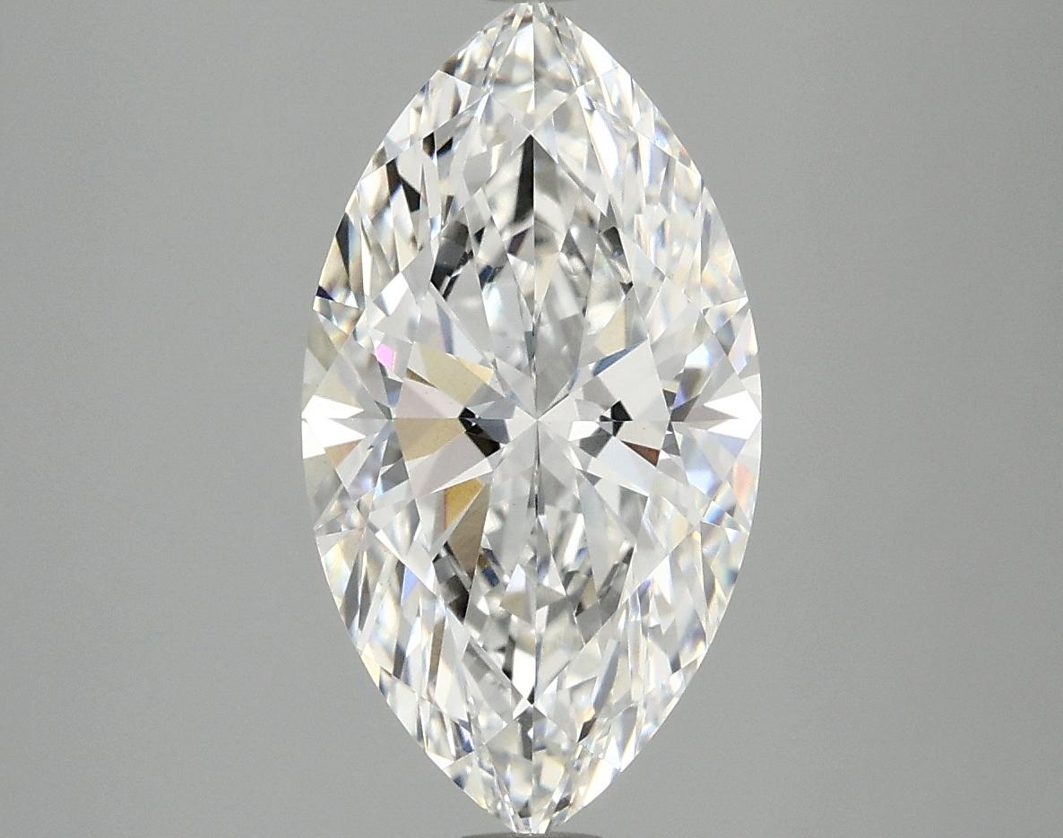 3.03 Carat Marquise Shaped Excellent Cut VVS2 IGI Certified Lab Grown Diamond