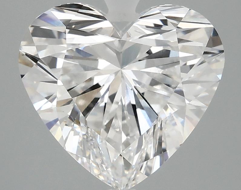 3.08 Carat Heart Shaped Ideal Cut VS1 IGI Certified Lab Grown Diamond