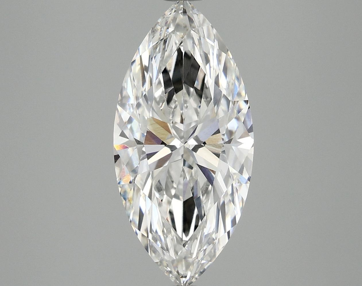 2.98 Carat Marquise Shaped Excellent Cut VVS2 IGI Certified Lab Grown Diamond
