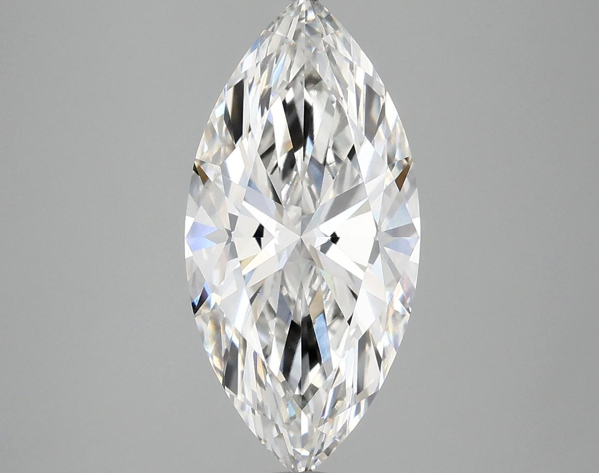3.1 Carat Marquise Shaped Excellent Cut VVS2 IGI Certified Lab Grown Diamond