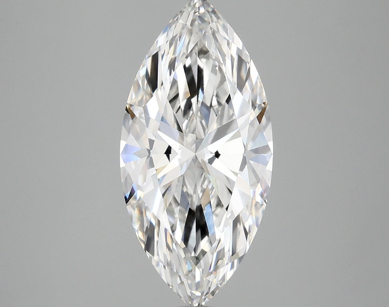 3.1 Carat Marquise Shaped Excellent Cut VVS2 IGI Certified Lab Grown Diamond