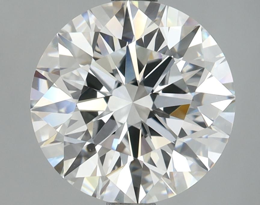 3.09 Carat Round Shaped Ideal Cut VVS2 IGI Certified Lab Grown Diamond