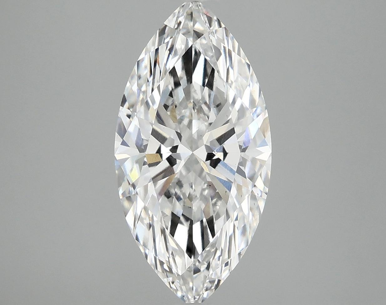 3.04 Carat Marquise Shaped Ideal Cut VS2 IGI Certified Lab Grown Diamond