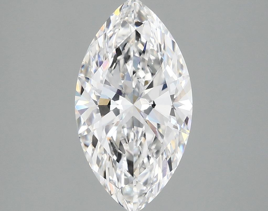 1.97 Carat Marquise Shaped Excellent Cut VVS2 IGI Certified Lab Grown Diamond