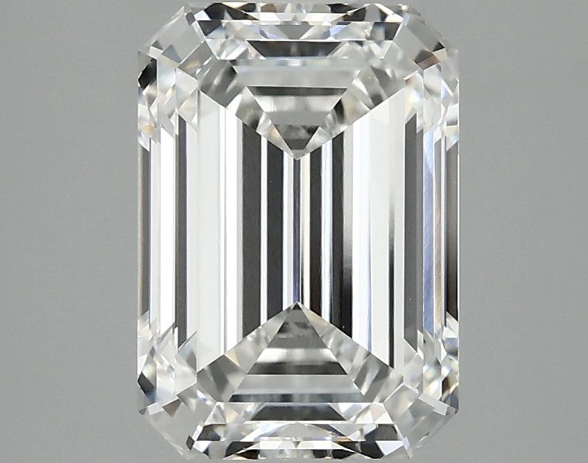3.07 Carat Emerald Shaped Ideal Cut VVS2 IGI Certified Lab Grown Diamond
