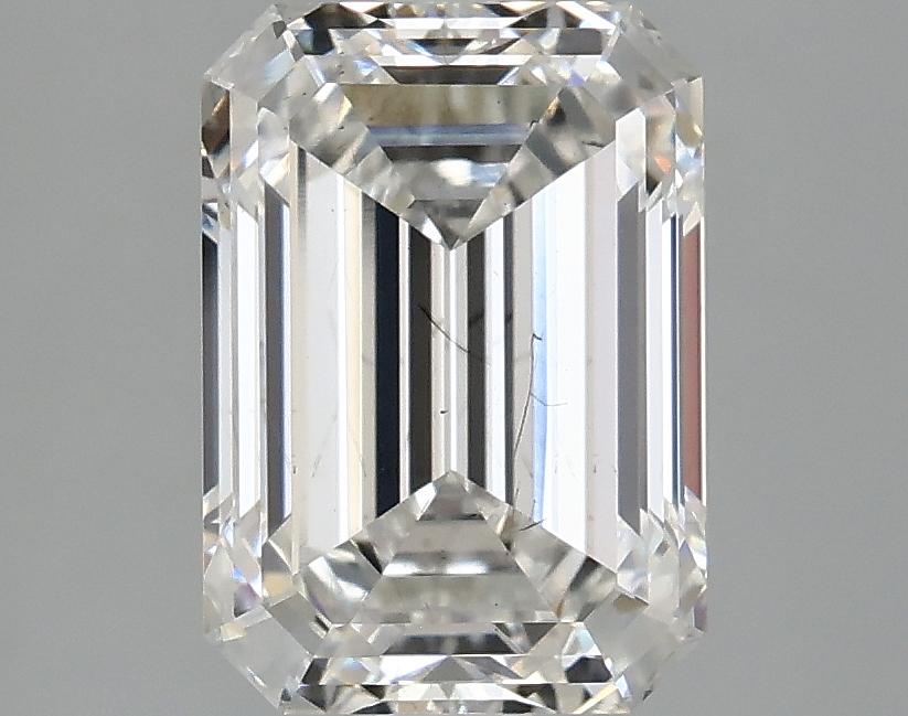 3.0 Carat Emerald Shaped Ideal Cut SI1 IGI Certified Lab Grown Diamond