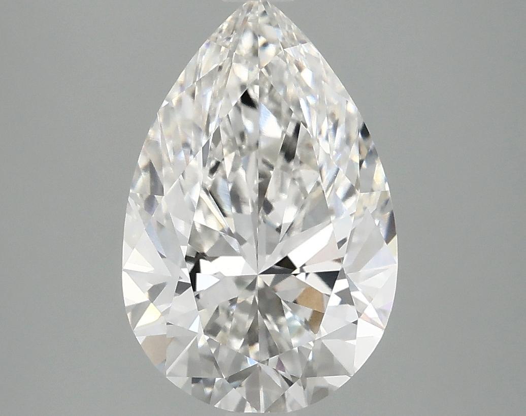 3.04 Carat Pear Shaped Excellent Cut VVS2 IGI Certified Lab Grown Diamond