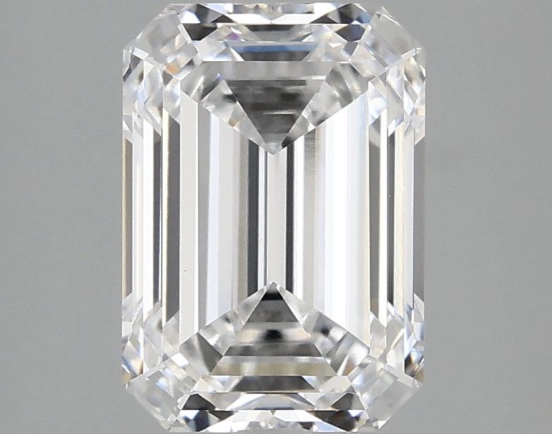 2.49 Carat Emerald Shaped Ideal Cut VVS2 IGI Certified Lab Grown Diamond