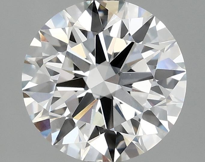 2.08 Carat Round Shaped Ideal Cut VVS2 IGI Certified Lab Grown Diamond
