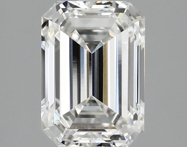 2.55 Carat Emerald Shaped Ideal Cut VVS2 IGI Certified Lab Grown Diamond