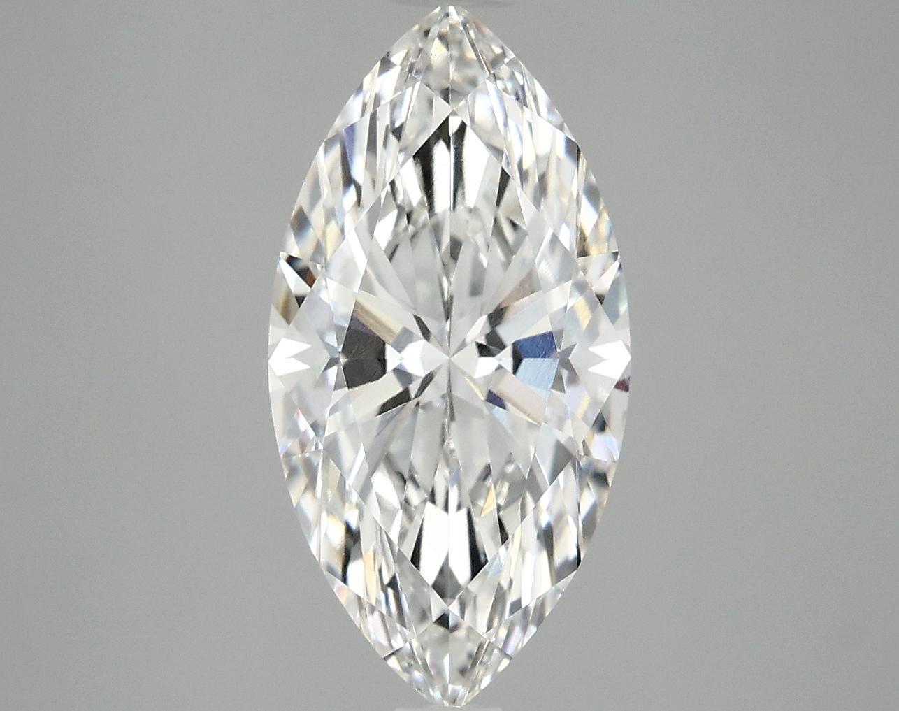3.08 Carat Marquise Shaped Ideal Cut VVS2 IGI Certified Lab Grown Diamond