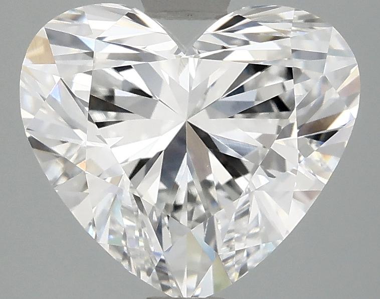 3.06 Carat Heart Shaped Ideal Cut VVS2 IGI Certified Lab Grown Diamond