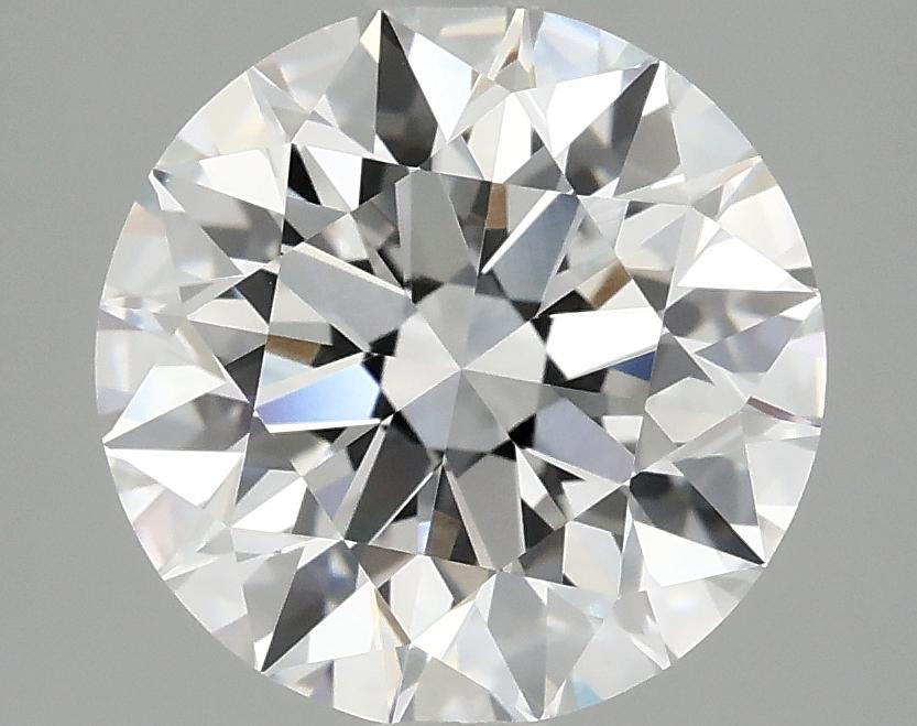 3.08 Carat Round Shaped Excellent Cut VVS2 IGI Certified Lab Grown Diamond