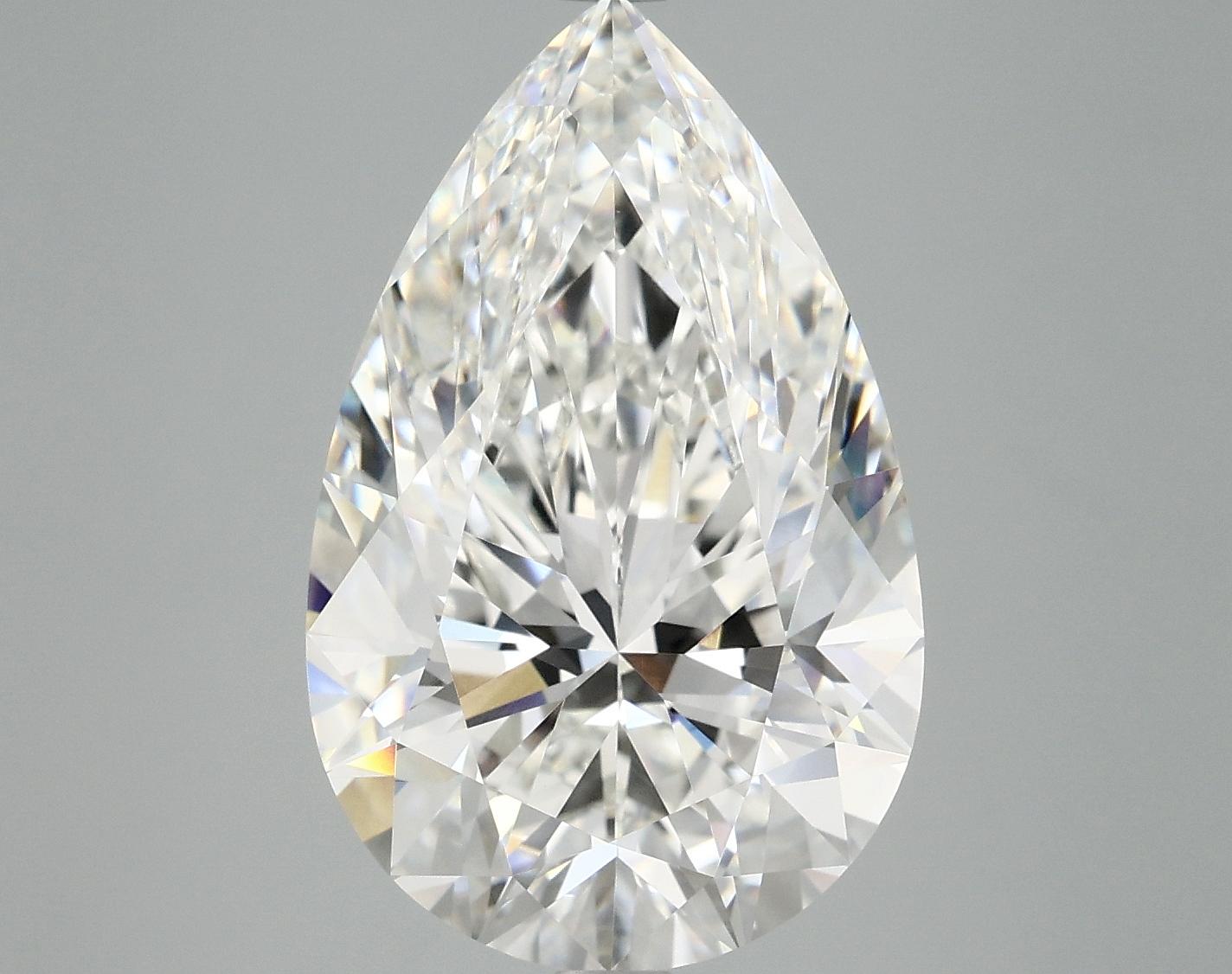 7.15 Carat Pear Shaped Ideal Cut VVS2 IGI Certified Lab Grown Diamond