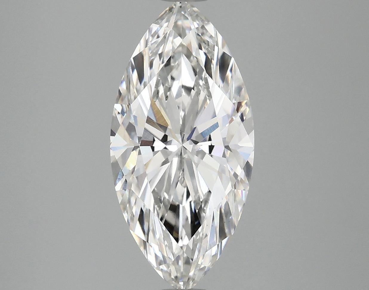2.87 Carat Marquise Shaped Excellent Cut VS1 IGI Certified Lab Grown Diamond